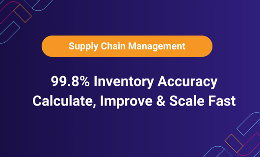 Real-time inventory accuracy dashboard from Brankit with stock KPIs and alerts